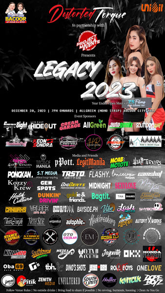 Legacy 2023 - Distorted Torque x Project Manila Events